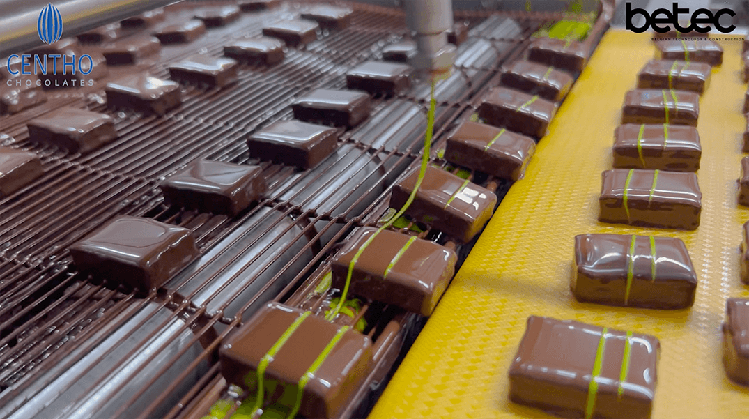 Machine de découpe automatique pour ganache