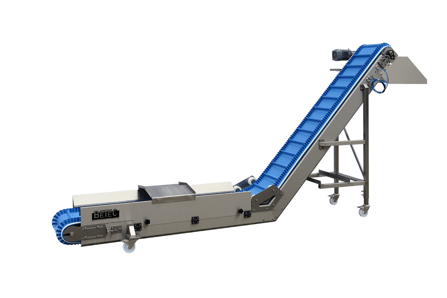 Conveyor with PU belt