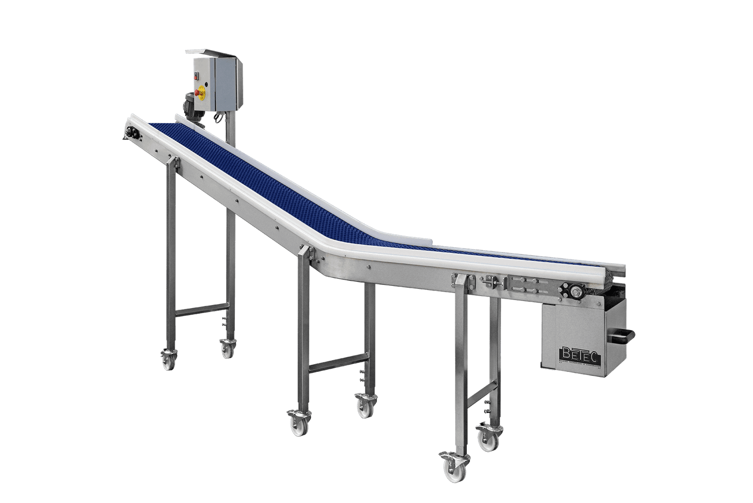 Movable modular incline conveyor