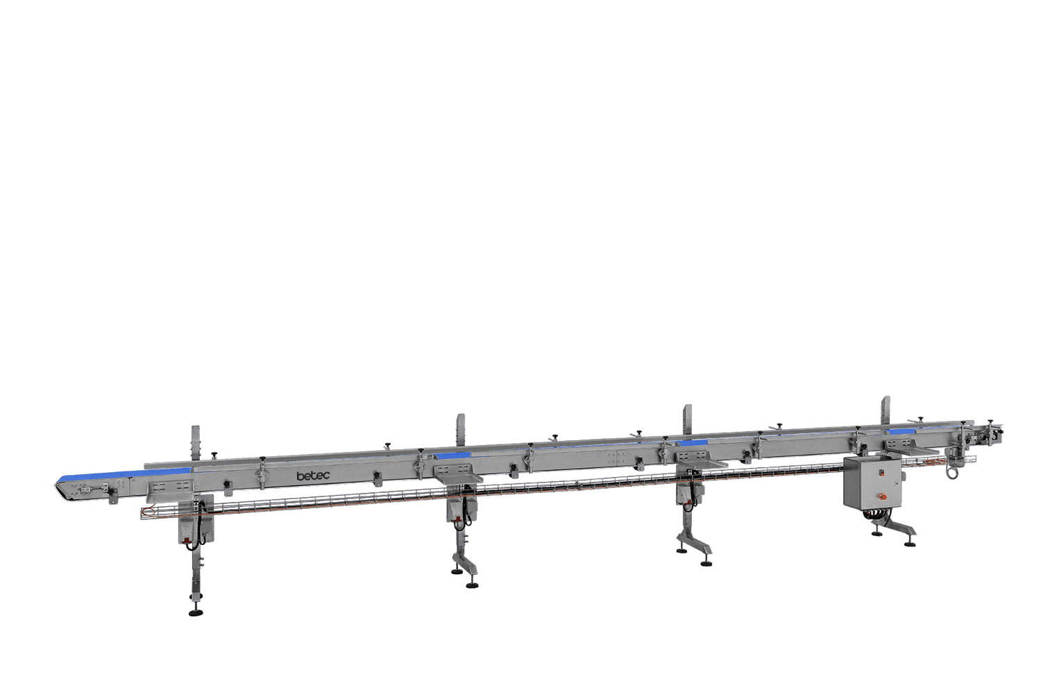 Conveyor with PU belt