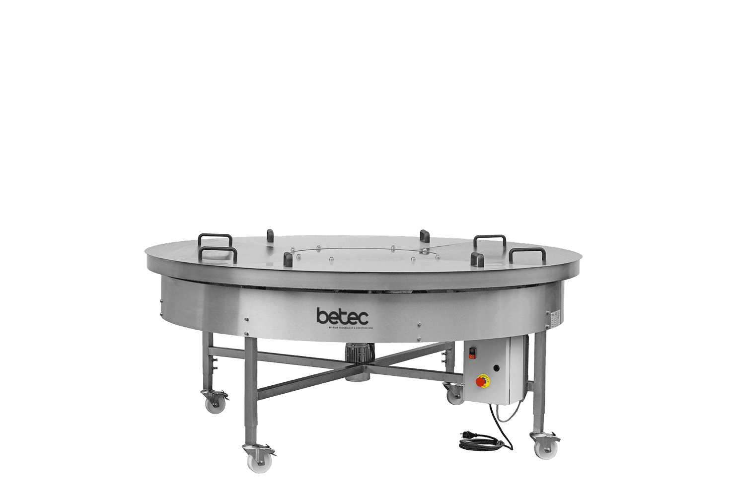 Buffer tables and rotating tables for packing