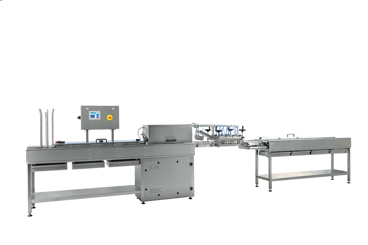 Moulding line for solid products