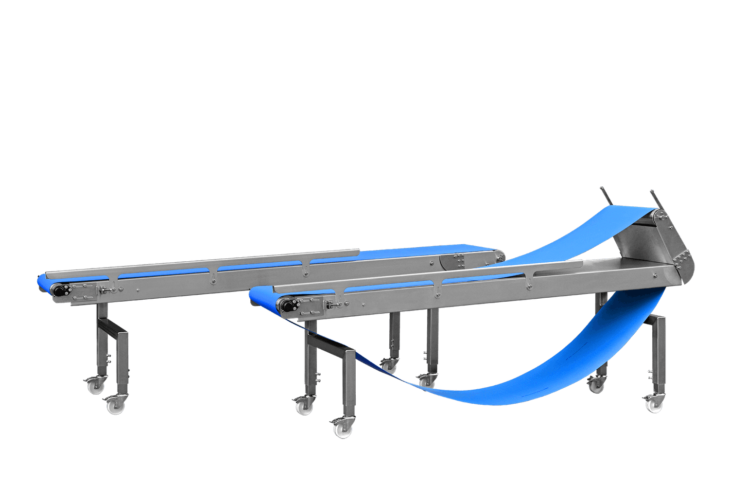 Conveyor with PU belt