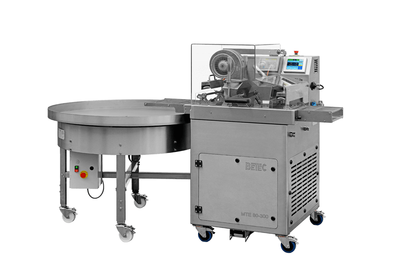 Tempering, moulding and enrobing machine