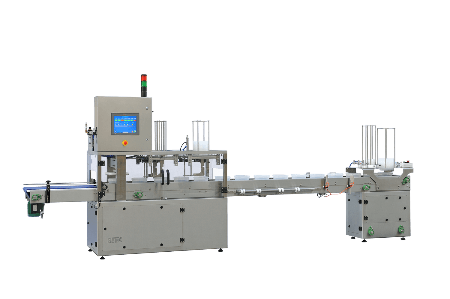 Automatic filling line for liquids