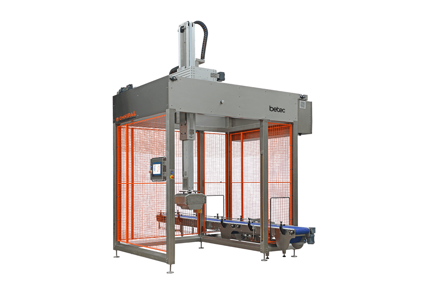 Single gantry robot palletiser