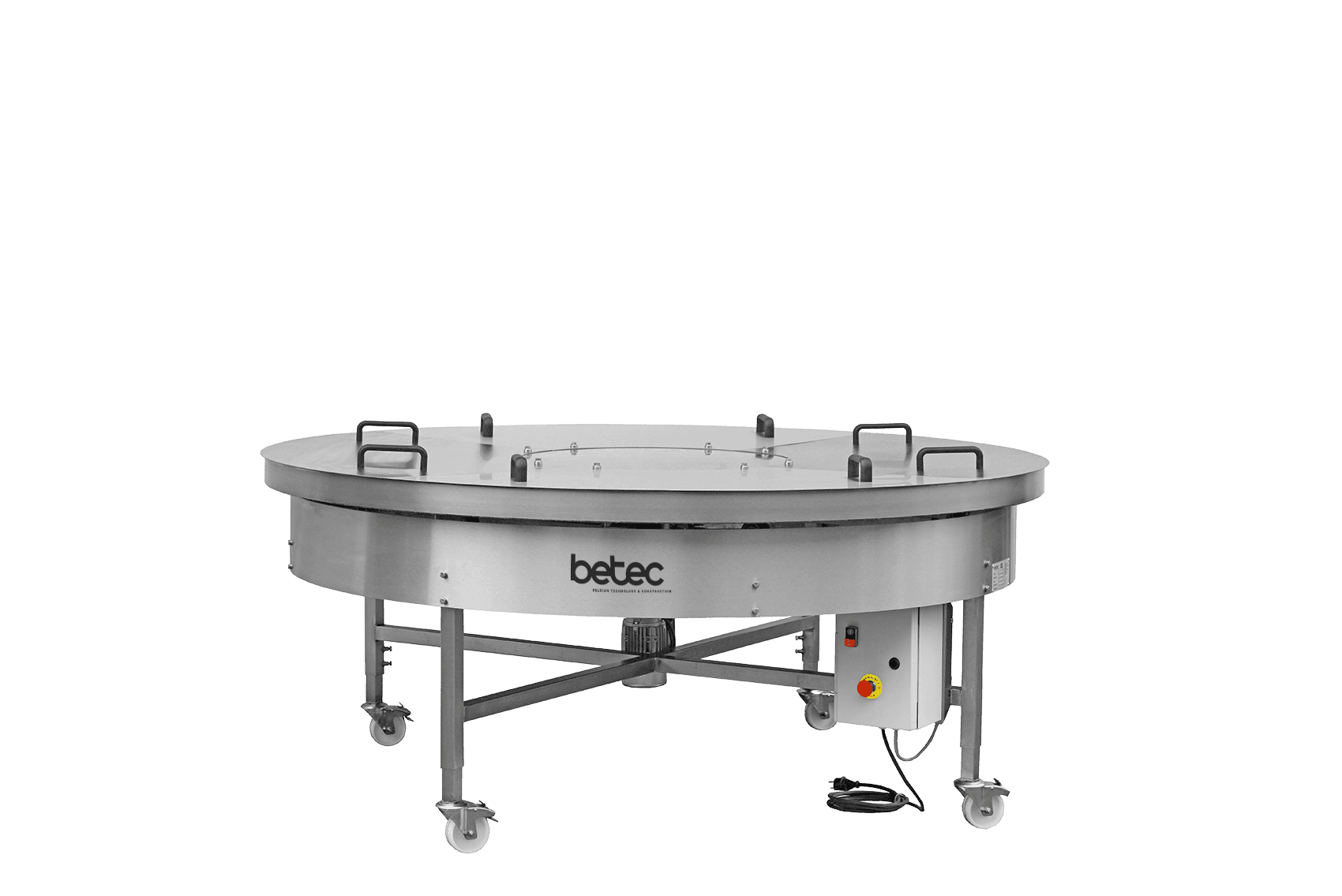 Buffer tables and rotating tables for packing