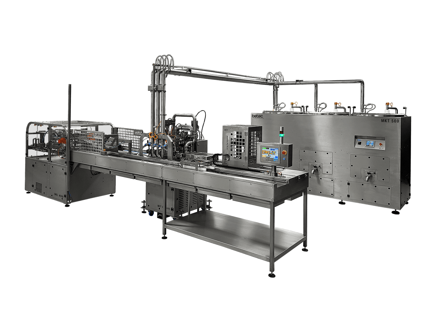 Ligne de moulage pour moules creux