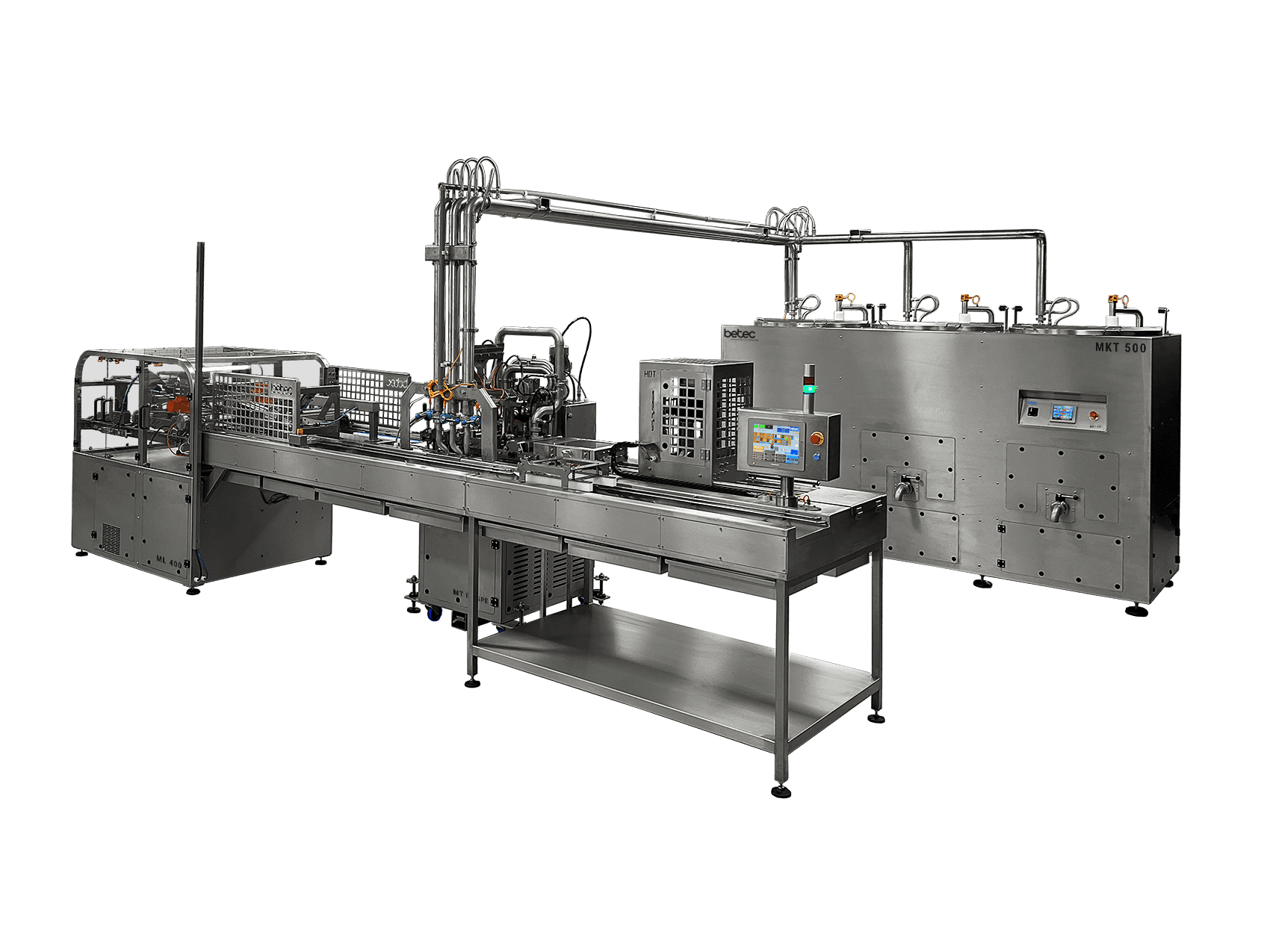 Ligne de moulage pour moules creux