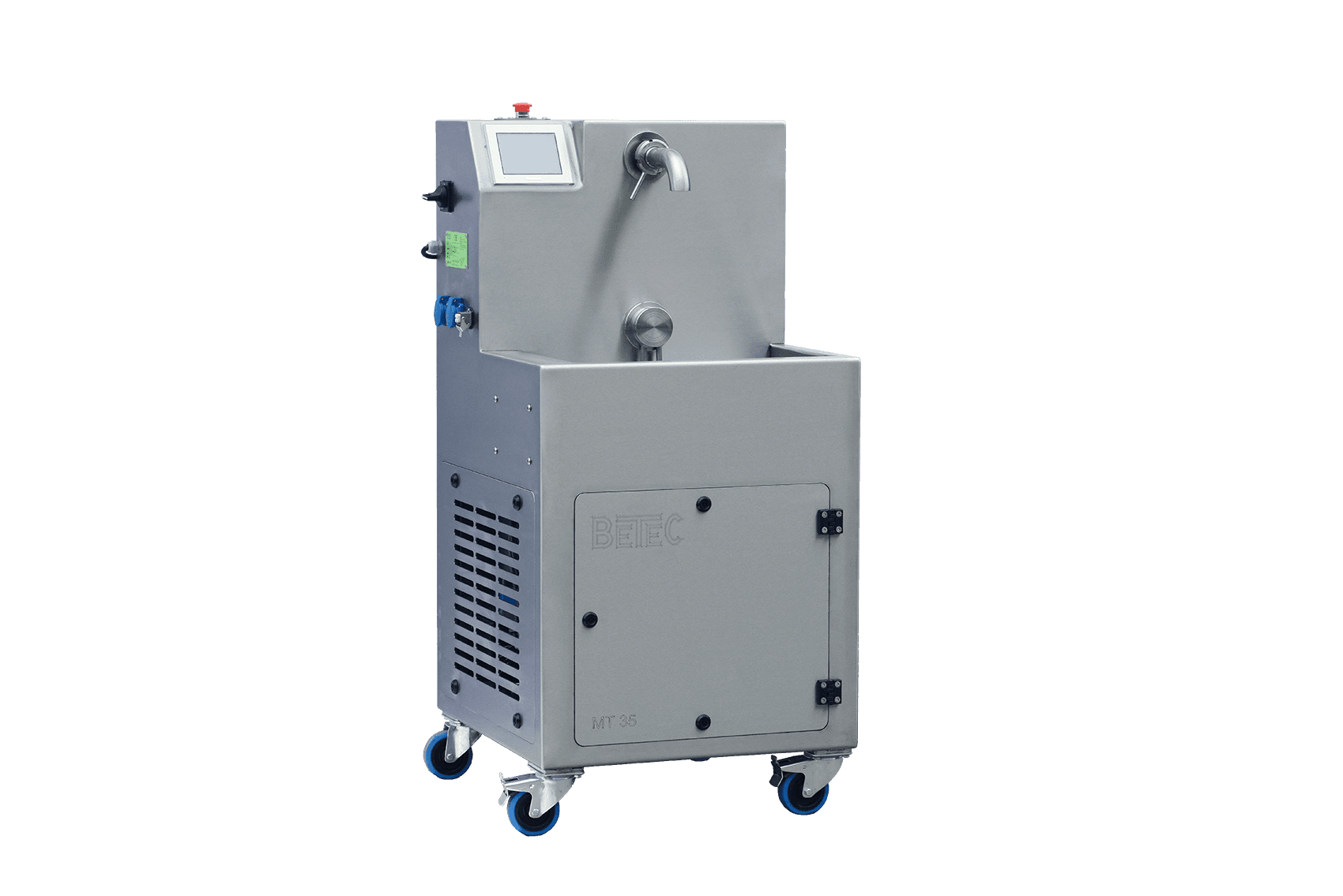 Tempering, moulding and enrobing machine